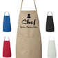 Personalized Chef Cooking Apron Quig Text