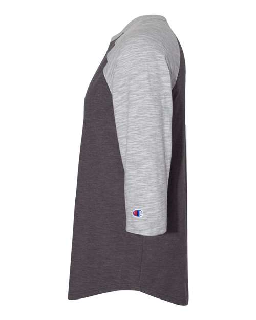 Champion CP75 - Premium Fashion Raglan Three-Quarter Sleeve Baseball T-Shirt