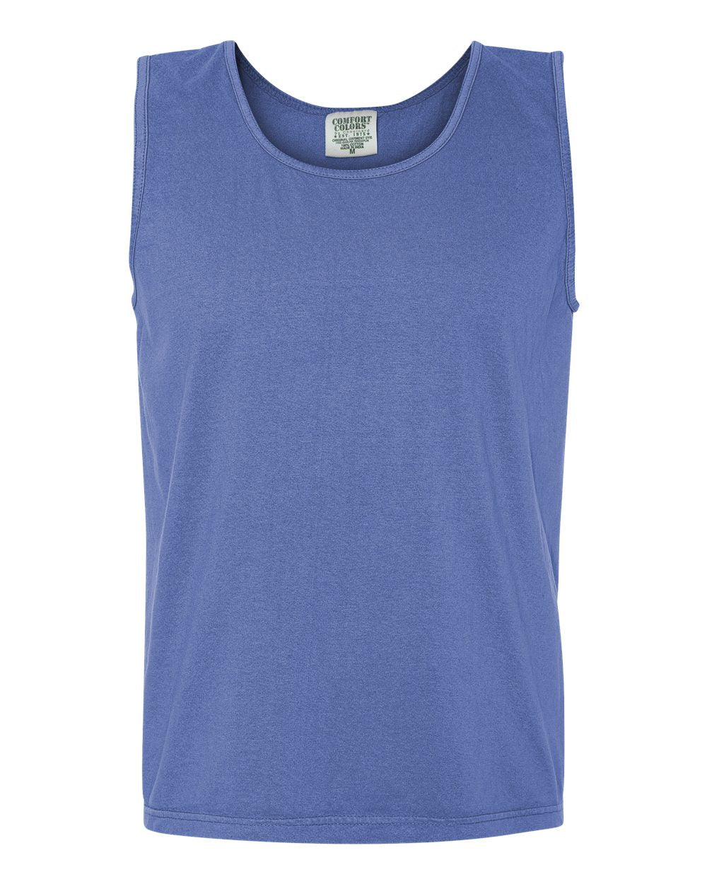 Comfort Colors - Garment-Dyed Heavyweight Pocket Tank Top - 9360 Flo Blue