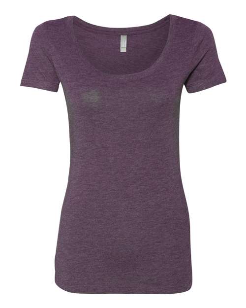 Next Level - Women’s Triblend Scoop Neck T-Shirt - 6730 Vintage Purple