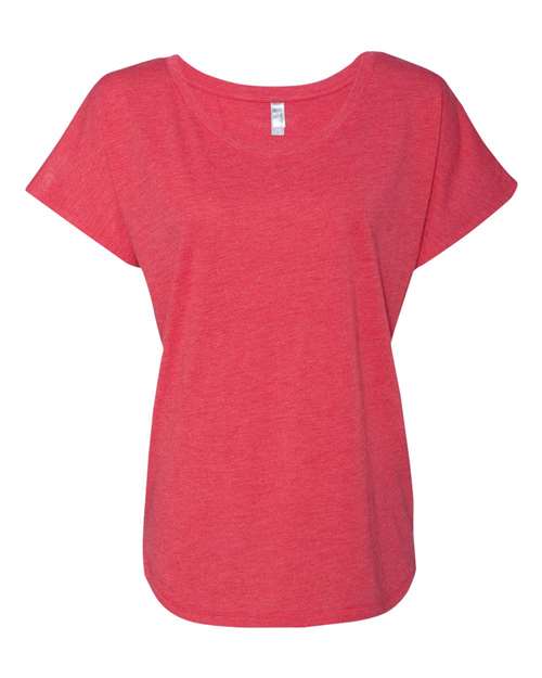 Next Level - Women’s Triblend Dolman T-Shirt - 6760 Red