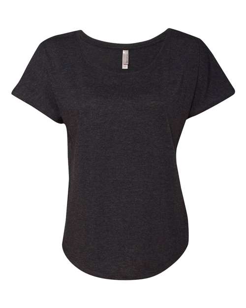 Next Level - Women’s Triblend Dolman T-Shirt - 6760 Black