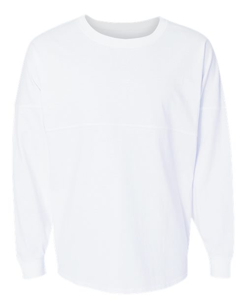 J. America - Unisex Game Day Jersey Long Sleeve T-Shirt - 8229 White