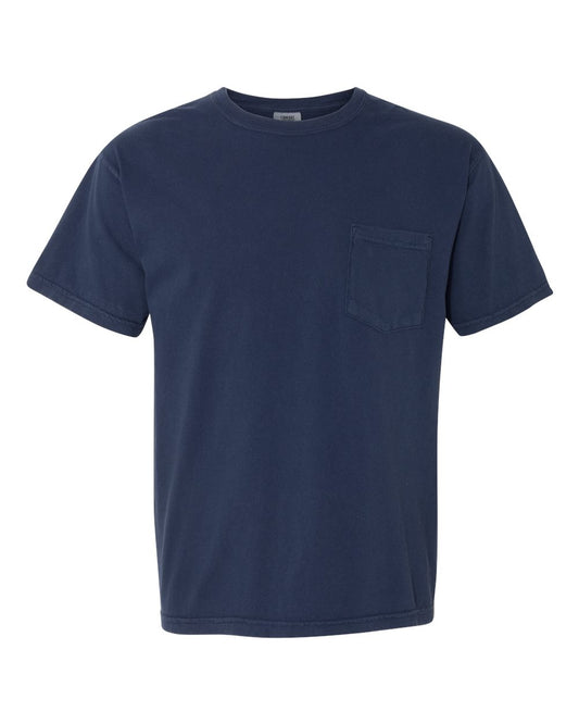 Comfort Colors - Garment-Dyed Heavyweight Pocket T-Shirt - 6030 Navy