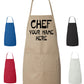 Personalized Chef Cooking Apron Ninja Text