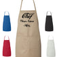 Personalized Chef Cooking Apron Cola Text