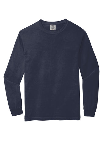Comfort Colors 5014 - 5.5 oz. Ringspun Garment-Dyed Long-Sleeve T-Shirt Navy