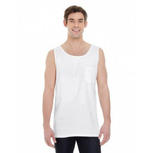 Comfort Colors - Garment-Dyed Heavyweight Pocket Tank Top - 9330 White XL