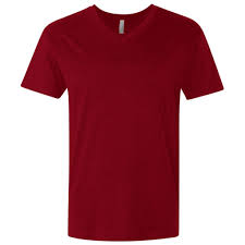 Next Level - Unisex Cotton V-Neck T-Shirt - 3200 Cardinal