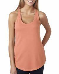 Next Level - Women’s Lightweight French Terry Racerback Tank - 6933 Light Orange