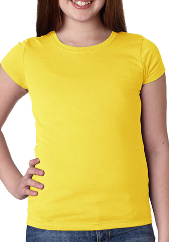 Next Level - Girls’ Cotton Princess T-Shirt - 3710 Yellow