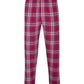 Boxercraft Unisex Flannel Pants Orchid Metro Flannel Pants with Custom Text