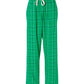 Boxercraft Ladies Haley Flannel Pants Kelly Green Color Pants with Custom Text