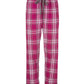 Boxercraft Ladies Haley Flannel Pants Orchid Metro Color Pants with Custom Text