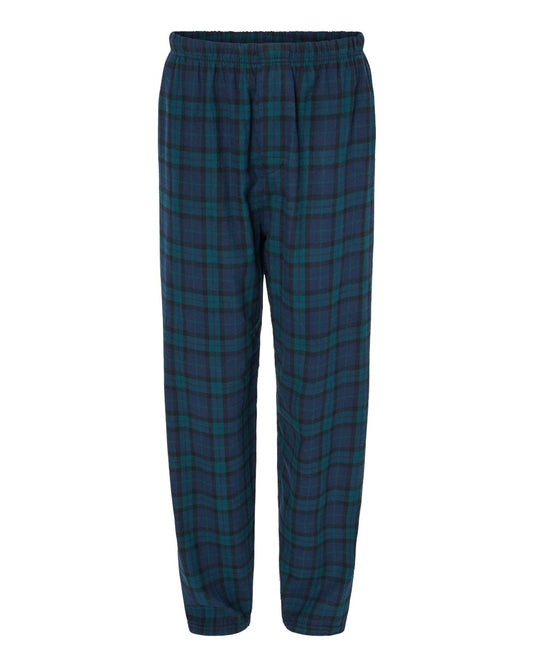 Boxercraft Unisex Flannel Pants Scottish Tartan Flannel Pants with Custom Text
