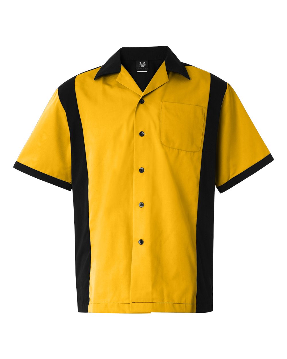 Hilton HP2243 Bowling Shirt Yellow Custom Text or Design
