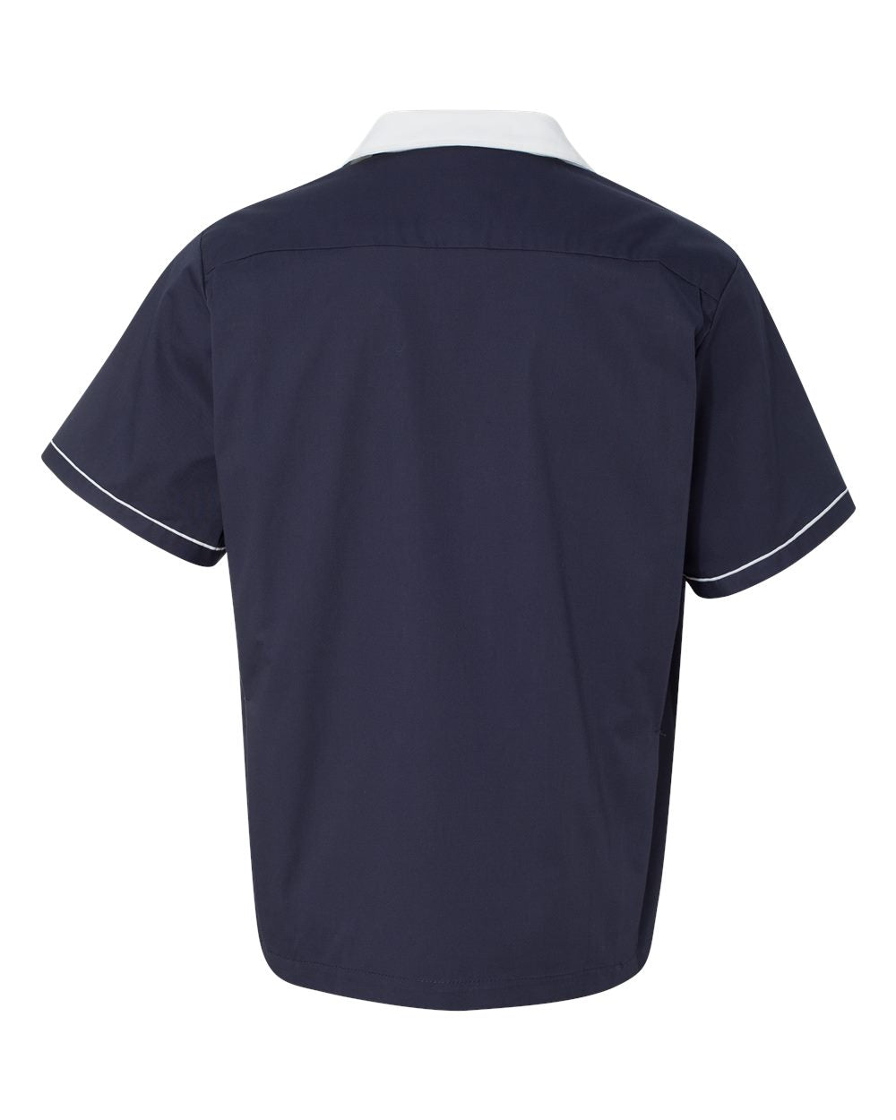 Hilton HP2244 Bowling Shirt Navy with White Trim Custom Text or Design